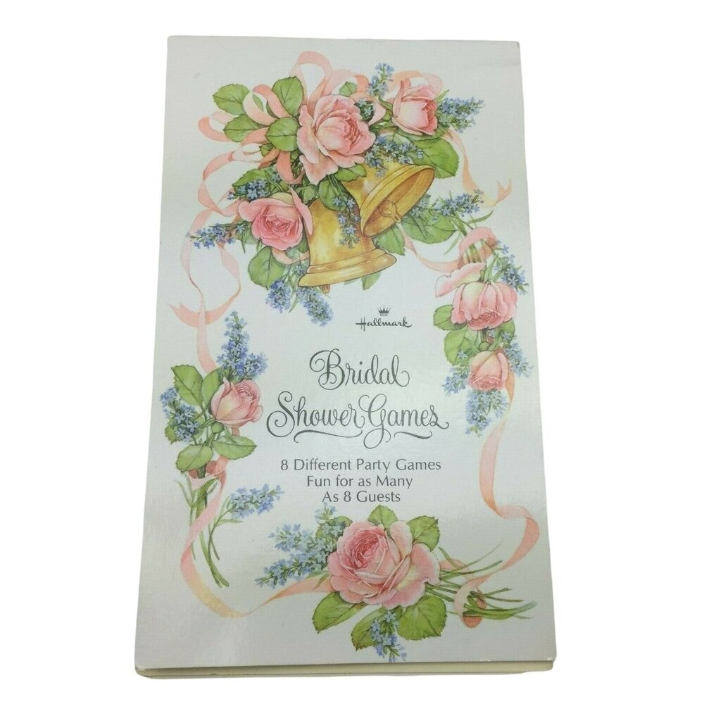 Vintage Hallmark Bridal Shower Games 8 Party Guide Planning Wedding Bells